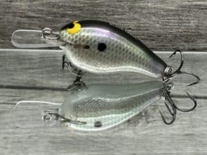 Black Label Balsa - Sweetheart MR - Custom Balsa Crankbait - Gizzard Shad Foil color