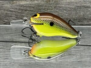 Black Label Balsa - Sweetheart MR - Custom Balsa Crankbait - River Bream color