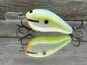 Black Label Balsa - Sweetheart MR - Custom Balsa Crankbait - Citrus Candy color