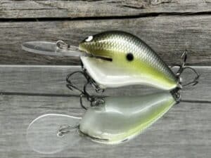 Black Label Balsa - Wreck Deep - Custom Balsa Crankbait - Money Shad color