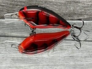 Black Label Balsa - BL 1.0 - Balsa Squarebill - Fire Craw color