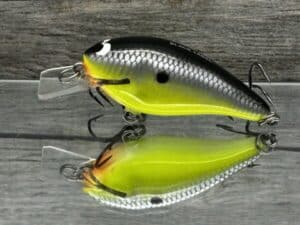 Black Label Balsa - BL 1.0 - Balsa Squarebill - Chartreuse Magic color