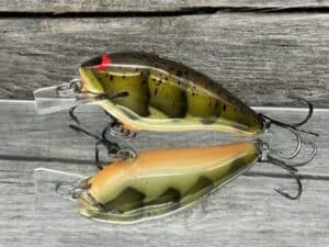 Black Label Balsa - BL 1.0 - Balsa Squarebill - Phantom Green Craw color