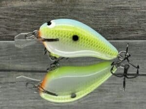 Black Label Balsa - Sweetheart - Custom Balsa Crankbait - Citrus Candy color