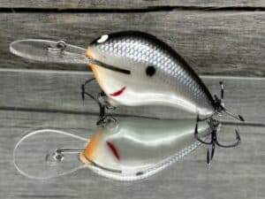 Black Label Balsa - Wreck Deep - Custom Balsa Crankbait - Electric Shad color