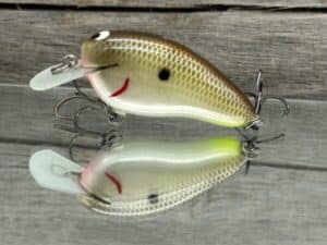 Black Label Balsa - Peanut - Balsa Crankbait - Cliff's Secret color - Zoom WEC Mutt