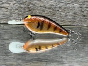 Black Label Balsa - Little Cliffie - Signature Series Crankbait - Foiled Copper Gill color