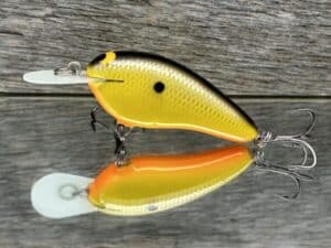 Black Label Balsa - Little Cliffie - Custom Balsa Crankbait - Mellow Yellow color