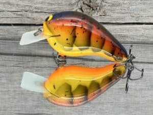 Black Label Balsa - CBS 2 - Custom Balsa Squarebill Crankbait - Spring Craw Color- Bagley B2