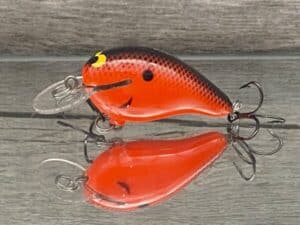 Black Label Balsa - Rumble - Custom Balsa Crankbait - Fireball Color