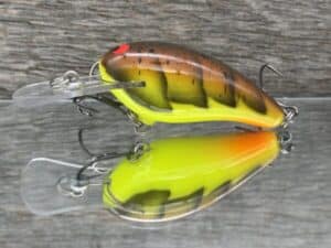 Black Label Balsa - Rock Hound SR - Custom Balsa Crankbait - Hot Ozark Craw color