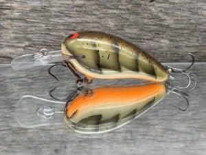 Black Label Balsa - Rock Hound SR - Custom Balsa Crankbait - Phantom Green Craw color