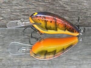 Black Label Balsa - Rock Hound SR - Custom Balsa Crankbait - Spring Craw color