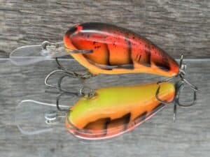 Black Label Balsa - Rock Hound SR - Custom Balsa Crankbait - 3 Alarm Craw Color