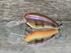 Black Label Balsa - Rock Hound SR - Custom Balsa Crankbait - Violet Craw color