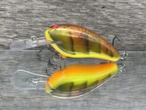 Black Label Balsa - Rock Hound SR - Custom Balsa Crankbait - Rotten Craw color