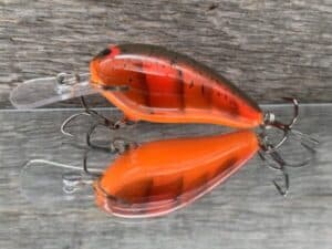 Black Label Balsa - Rock Hound SR - Custom Balsa Crankbait - Tabasco Craw color