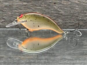 Black Label Balsa - Razor Jr SSS - Balsa Crankbait - Root Beer color