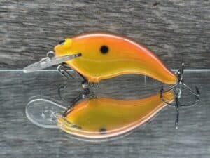 Black Label Balsa - Razor Jr - Balsa Crankbait - Simple Craw color