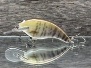 Black Label Balsa - Razor Jr SSS - Balsa Crankbait - Baby Bluegill color