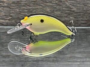 Black Label Balsa - Razor Jr SSS - Balsa Crankbait - Bone Shad color