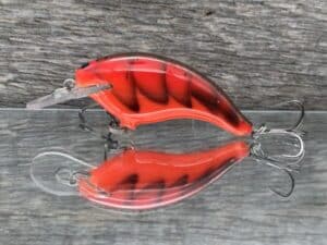 Black Label Balsa - Razor Jr SSS - Balsa Crankbait - Delta Craw color