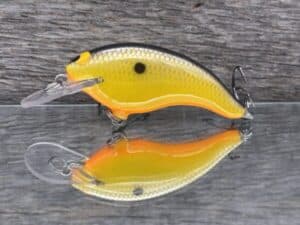 Black Label Balsa - Razor Jr - Balsa Crankbait - Mellow Yellow color