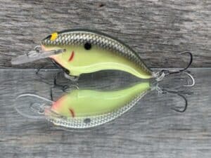 Black Label Balsa - Razor Jr SSS - Balsa Crankbait - Moon Shine color