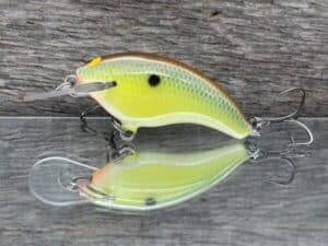 Black Label Balsa - Razor Jr - Balsa Crankbait - River Bream color