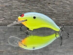 Black Label Balsa - Razor Jr SSS - Balsa Crankbait - Candy Dolphin color