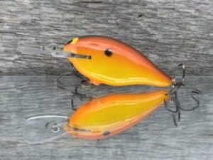 Black Label Balsa - Mod 6 - Custom Balsa Crankbait - Simple Craw color