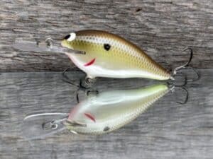 Black Label Balsa - Mod 6 - Custom Balsa Crankbait - Cliff's Secret color