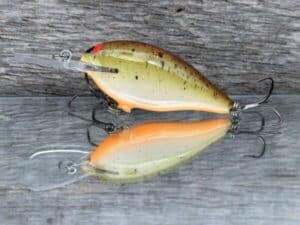 Black Label Balsa - Mod 6 - Custom Balsa Crankbait - Root Beer color