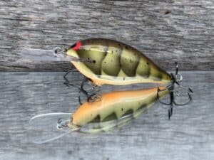 Black Label Balsa - Mod 6 - Custom Balsa Crankbait - Phantom Green Craw color