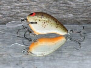 Black Label Balsa - Runt MR - Custom Balsa Crankbait - Root Beer color