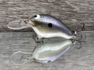 Black Label Balsa - Runt MR - Custom Balsa Crankbait - American Shad color