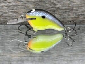 Black Label Balsa - Runt MR - Custom Balsa Crankbait - Chartreuse Magic color