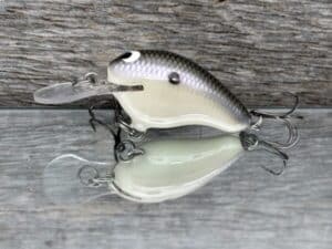 Black Label Balsa - Runt MR - Custom Balsa Crankbait - Bone Ozark color