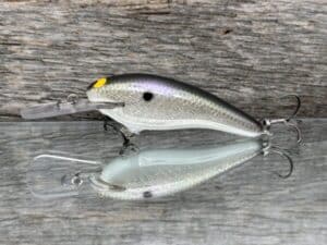 Black Label Balsa - Z II - Custom Balsa Crankbait - Gizzard Shad Foil color