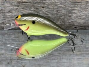 Black Label Balsa - K III Squarebill - Custom Balsa Crankbait - Moon Shine color