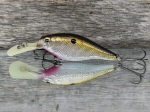 The Lure Forge - CW Shad Balsa Crankbait - Tennessee Gold color