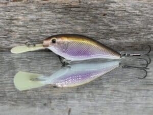 The Lure Forge - CW Shad Balsa Crankbait - Wakasagi color