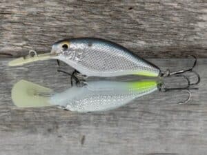 The Lure Forge - CW Shad Balsa Crankbait - Blue Back Herring color