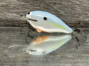 Black Label Balsa - Mod 6 - Custom Balsa Crankbait - Sexy Shad color