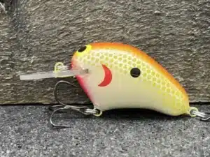 John Hott Lures - Kill'r H-1 MR Round Bill - Custom Balsa Crankbait - Classic Shad Color