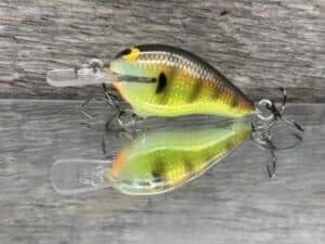 Black Label Balsa - Sweetheart MR Signature Series - Custom Balsa Crankbait - Foiled Bold Bluegill color