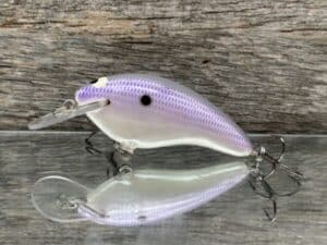 Black Label Balsa - Razor - Balsa Crankbait - Purple Ghost color