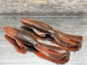 Black Label Custom Soft Plastics - Black Label Bug 4" - Twisted Mudbug 8ct