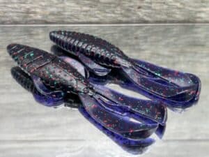 Black Label Custom Soft Plastics - Black Label Bug 4" - Junebug Red 8ct