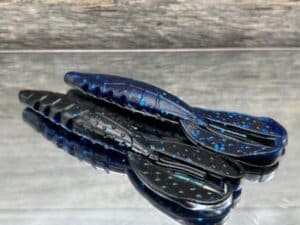 Black Label Custom Soft Plastics - CP Craw 3.75" - Black Sapphire 8ct